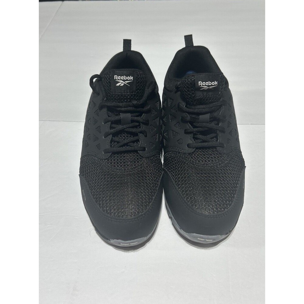 Reebok Work Sublite Cushion Alloy Toe Shoes Mens 9 Womens 11 EH Safety Black - Picture 4 of 8